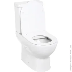 Унітаз підлоговий EGO Pure компакт із сидінням Soft Close (840)