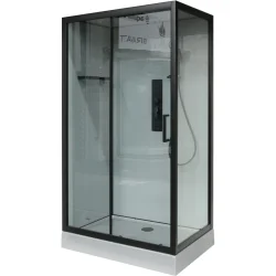 Душевая кабина EGO Pure Black K-3507-B 80x120x220см