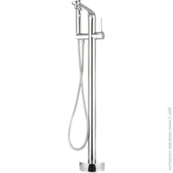 Смеситель для ванны EGO Slim 51026-3 хром, напольный, с душевым набором