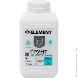 Element Грунтовка глубокопроникающая влагоизолятор концентрат 1:4 1 л