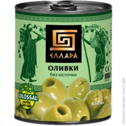 Ellada Оливки Colossal без кісточки 850 мл