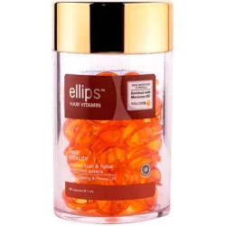 Масло для волос Ellips Масло Hair Vitality для жестких волос c женьшенем и медом 50 мл