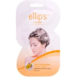 Ellips Маска для волосся Vitamin Smooth&Shiny Розкішне сяйво з маслом алое віра 20 мл