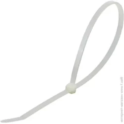 Стяжки Emt Electronics Стяжка кабельная 100x2,5 мм 100 шт. белый