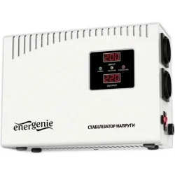 Стабілізатор напруги Стабілізатор напруги Energenie Стабілізатор напруги EG-AVR-DW2000-01 2000 ВА EG-AVR-DW2000-01 релейний , підлоговий