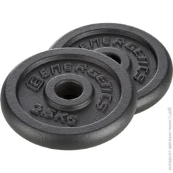 Блин Energetics Набор Cast Iron Disc Pair 30 mm 2 шт. 2,5 кг 108792
