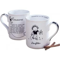 Кружка Enesco Дочка 400мл 62002) - керамика