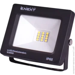 E.Next Прожектор светодиодный e.LED.flood.stand.10.6000 10 Вт IP65 черный l0790001