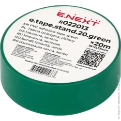 E.Next Ізострічка (e.tape.stand.20.green) 20 м зелена ПВХ