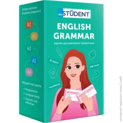 English Student Карточки для изучения английских слов «English Grammar (168 карток)» 9786177702992
