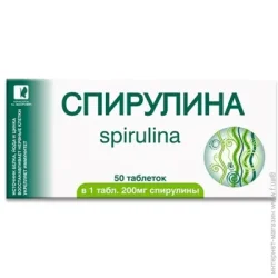 Специальная добавка Специальная добавка Enjee Добавка диетическая спирулина в таблетках 0,5 г (200 мг спирулины) № 50 50 шт.