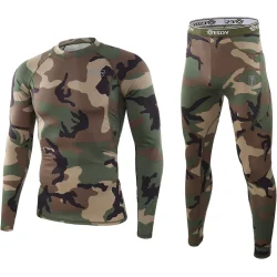 Термокомбінезон Esdy Термобілизна швидковисихаюча. Camo JA-09-5 р.XXXL зелений