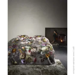 Комплект постільної білизни Essenza двоспальний 200x220 см сірий Комплект постільної білизни Fleur Taupe 2 сірий