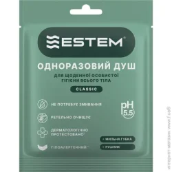 Estem Душ сухой одноразовый "Classic" (губка, полотенце)