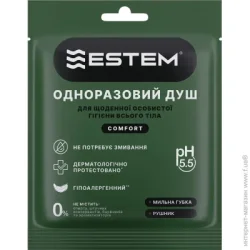 Estem Душ сухой одноразовый "Comfort" (губка, полотенце)