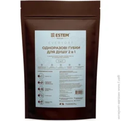 Estem Душ сухой одноразовые мыльные губки "Everyday" 7шт