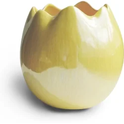Eterna Ваза-кашпо 1708-13 13 см жовта із сяйвом 1708-13 жовта з сяйвом