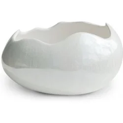 Eterna Ваза-кашпо 1712-7 7 см белая с сиянием 1712-7 біла з сяйвом