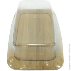 Eurogold Маслянка з пластиковою кришкою Bamboo 19х12,5 см