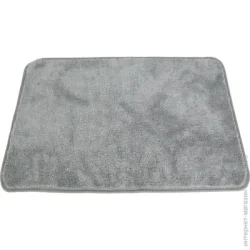 Eurogold Килимок для ванної кімнати Delight сірий ПВХ 50х80 см