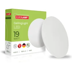 Eurolamp Светильник светодиодный  19 Вт белый LED-NLR-19W/45