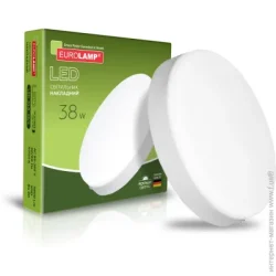 Накладной светильник Eurolamp Светильник светодиодный 38 Вт IP20 белый LED-NLR-38/5