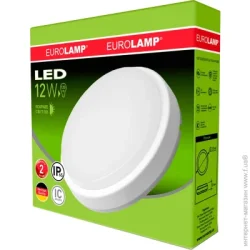 Настенный светильник Eurolamp Светодиодный светильник круглый ЖКХ LED 12W 5500K (LED-NLR-12/55(F))