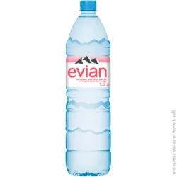 Вода минеральная Evian негазированная 1.5 л (3068320085005)
