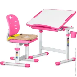 Парта со стульчиком Evo-Kids Комплект парта и стул Evo-06 Ergo Pink