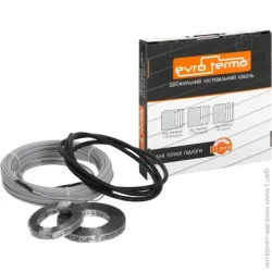 Evro-Termo Нагрівальний кабель 15, 3,8–6,4 кв. м