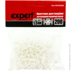 Expert Tools Крестики для плитки 1,5 мм 200 шт./уп (60305269)