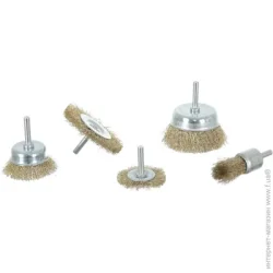 Набор щеток для Expert Tools Набор щеток для дрели из рифленой проволоки 5 шт