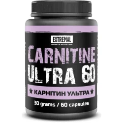 Жироспалювач Жироспалювач Extremal Карнітин ультра Carnitine ultra 30 г 60 капс.