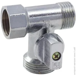 Fado Кран приборный  1/2"х3/4"х1/2" проходной (KZ55)