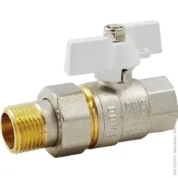 Fado Кран американка  PN40 3/4" з білої ручкою (KAW)
