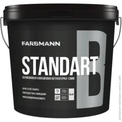 Farbmann Декоративная штукатурка барашек Standart B 25,77 кг 13,81 л /белый
