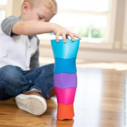 Пірамідка Fat Brain Toys Spiroku Кольорова башточка (F318ML)
