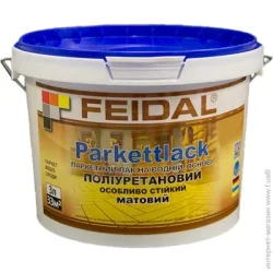 Feidal Лак паркетный Acryl Parkettlack мат 3 л прозрачный