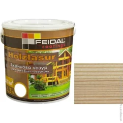 Feidal Лазур Holzlasur безбарвний шовковистий глянець 2,3 л