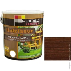Feidal Лазурь Holzlasur палисандр шелковистый глянец 4,5 л
