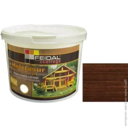 Feidal Лазурь Holzlasur палисандр шелковистый глянец 9 л
