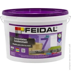 Feidal Краска акриловая Innenlatex Seidenmatt шелковистый мат белый 10л