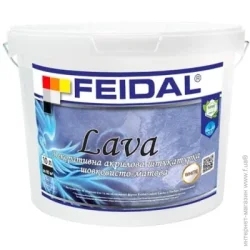 Feidal Декоративна штукатурка моделююча Lava шовковисто-матова 10 л/перламутровий