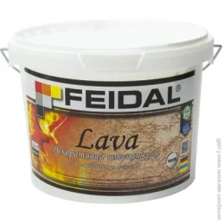 Feidal Декоративна штукатурка, що моделює Lava 2.5 л перламутровий.