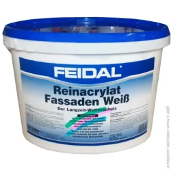 Feidal Краска Reinacrylat Fassaden Weiss белый 10л