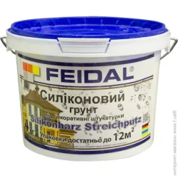 Feidal Грунтовка адгезионная Silikonharz Streichputz 4 кг