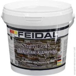 Feidal Лак для каменю Stein Lack шовковистий мат 1 л прозорий