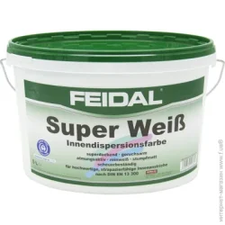 Feidal Краска латексная Super Weiss глубокий мат белый 5л