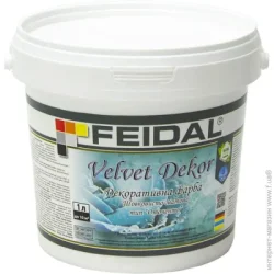 Feidal Декоративная краска Velvet Dekor матовий перламутровый 1 л