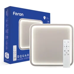 Feron Світильник стельовий AL6080 70W SQUARE білий матовий 3000-4500-6000 К